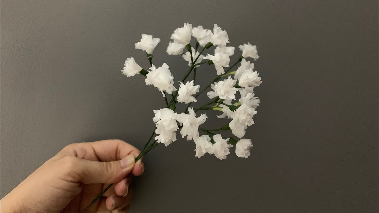 Bella’s Craft/ How to make baby’s breath flowers/ Hướng dẫn làm hoa