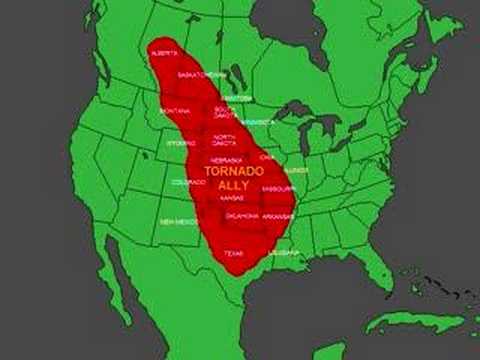 map of tornado alley The Full Tornado Alley Map Youtube