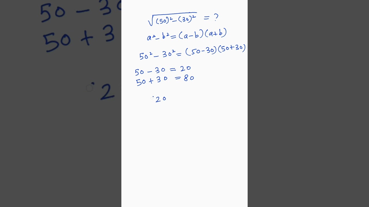 This Math Trick Will Blow Your Mind! ๐คฏ #shorts #mathhacks