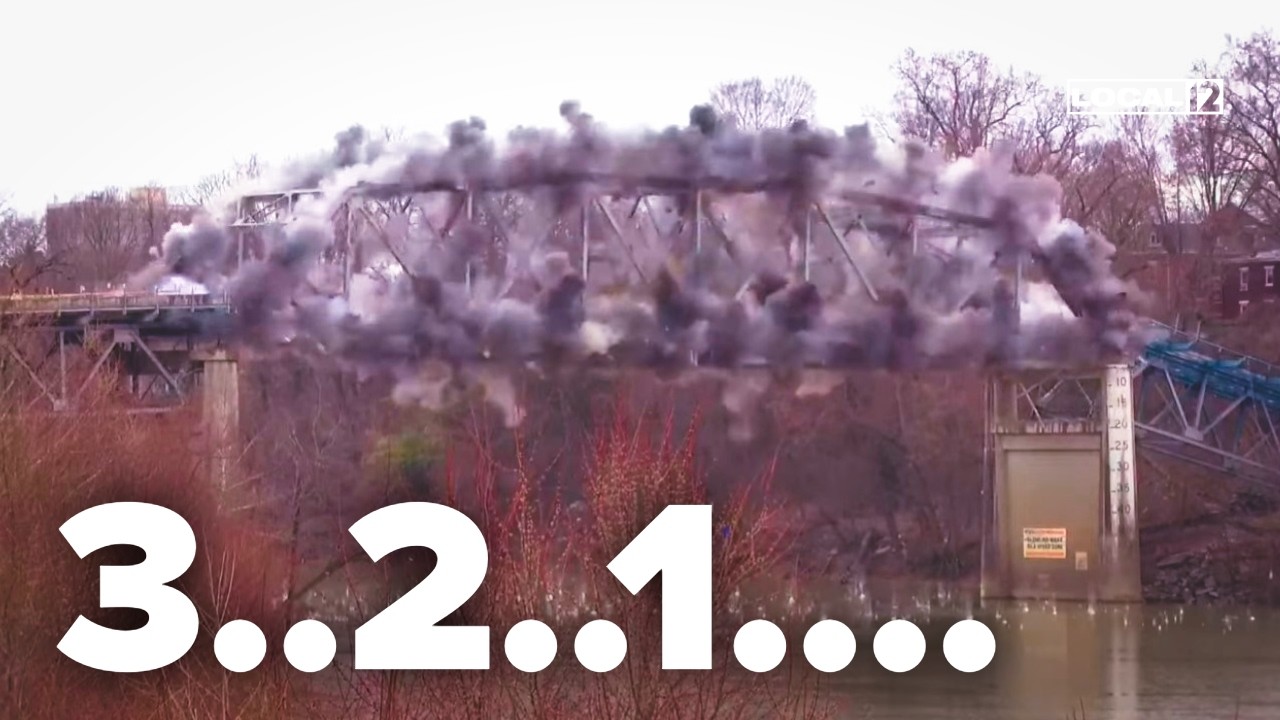 Licking River Bridge demolition