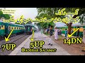 Ruthless High Speed Overtakes By High Priority Trains | Lahore to Lalamusa on 7UP Tezgam