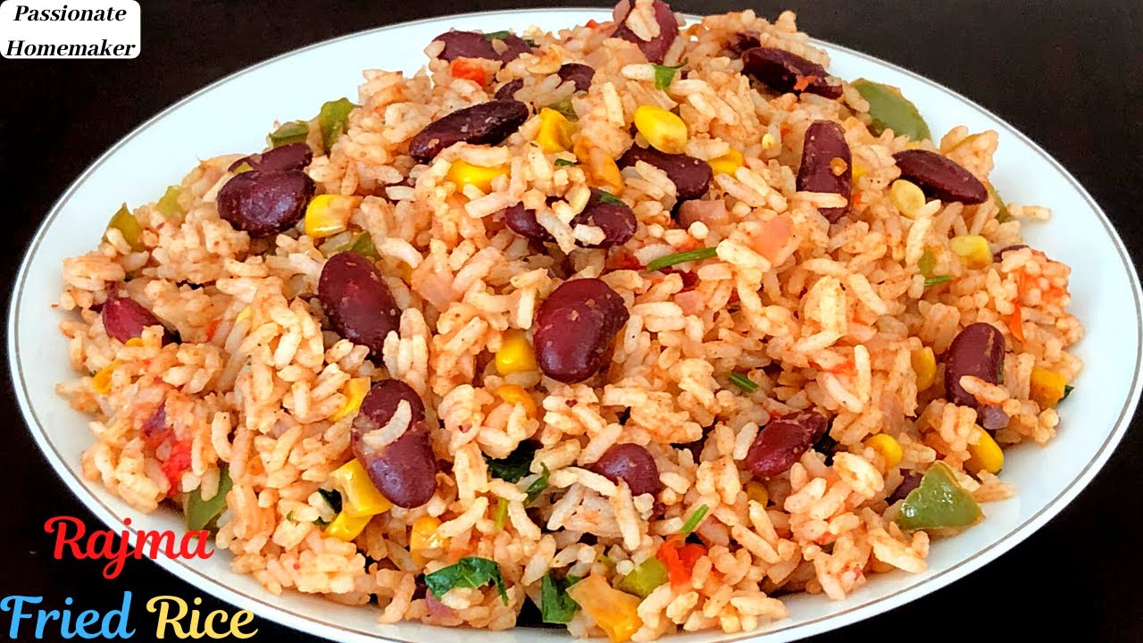Mexican Fried RiceProtein Rich Rice RecipeKidney Beans Fried RiceRajma Fried RiceLunchBox