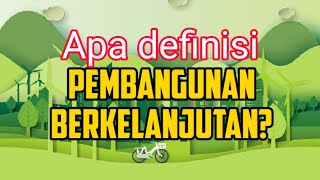 3 Pilar Pembangunan Berkelanjutan (Masyarakat, Ekonomi, Lingkungan)