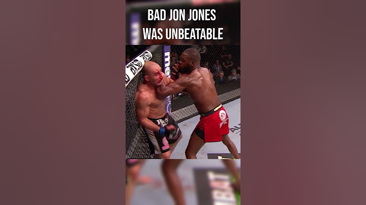 El malvado Jon Jones era invencible en UFC