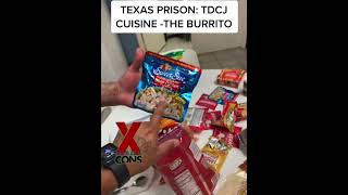 TEXAS PRISON: TDCJ BURRITO #xconsfitness #prison #jail #prisontok #prisontiktok #prisonstories