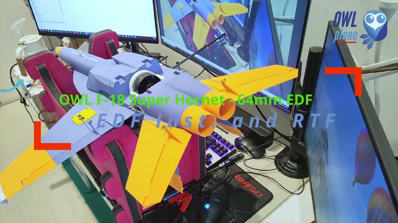 OWL F-18 Super Hornet 64mm | www.OWLplane.com