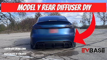 Tesla Model Y Rear Diffuser Step by Step Install Guide