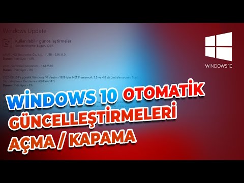 Video: Windows 10 için otomatik güncellemeleri nasıl açarım?