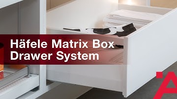 Häfele Matrix Box Drawer System