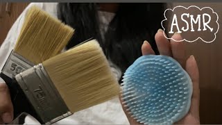 ASMR Unintelligible Painting on You. no talking. camera brushing #asmr screenshot 4