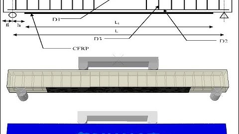 Abaqus Tutorial: Modeling and analysis of 4 points bending Test of RC beam Strengthened with CFRP .