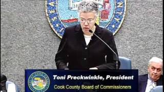 Cook County Board President outlines budget plan for 2011