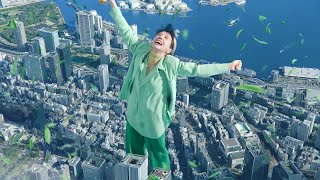 仲里依紗、「アサヒ 颯」CMで“巨大化”！