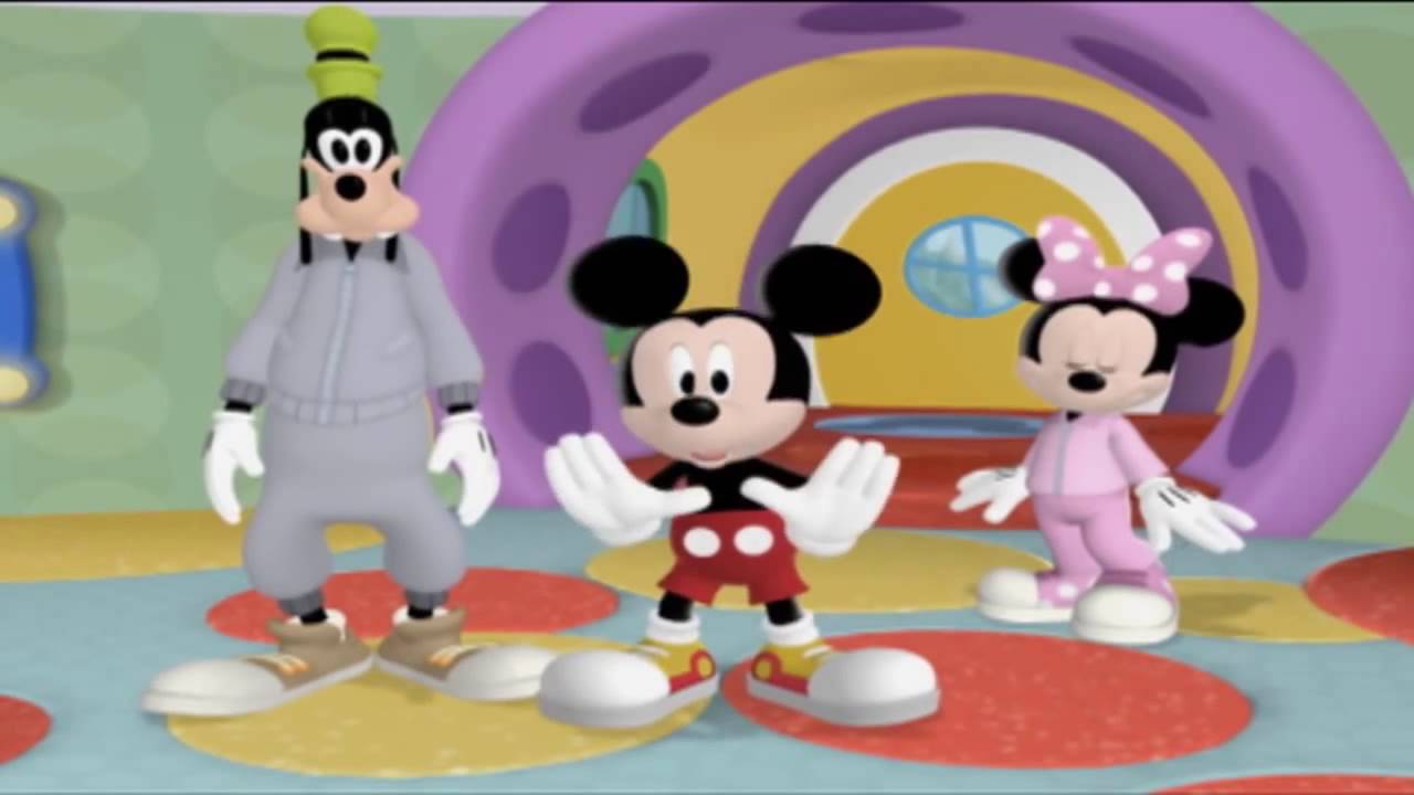 Mickey Gora La Práctica Hace La Perfecci EJERCICIOS CON MICKEY MOUSE Mezcla gimnastica 12