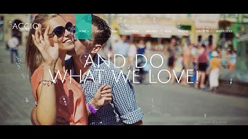 Accio  Responsive Onepage Parallax Agency WordPress Theme