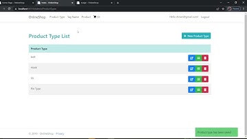 Asp Dot Net Core MVC with Entity Framework blazor webassembly