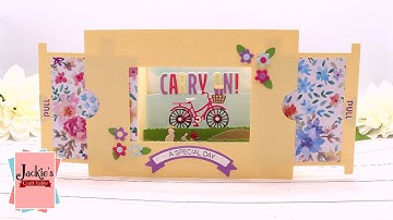Interactive Bicycle Card | Spellbinders | Make A Scene Collection by Becca Feeken