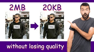 Compress image to 20kb without losing quality