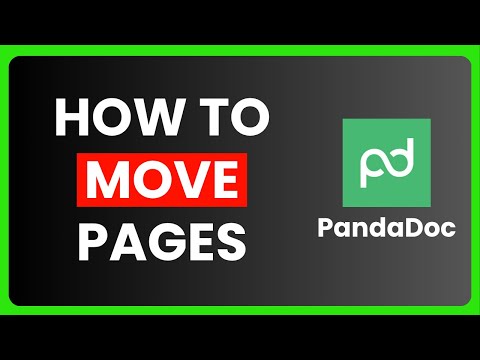 How to Move Pages in PandaDoc