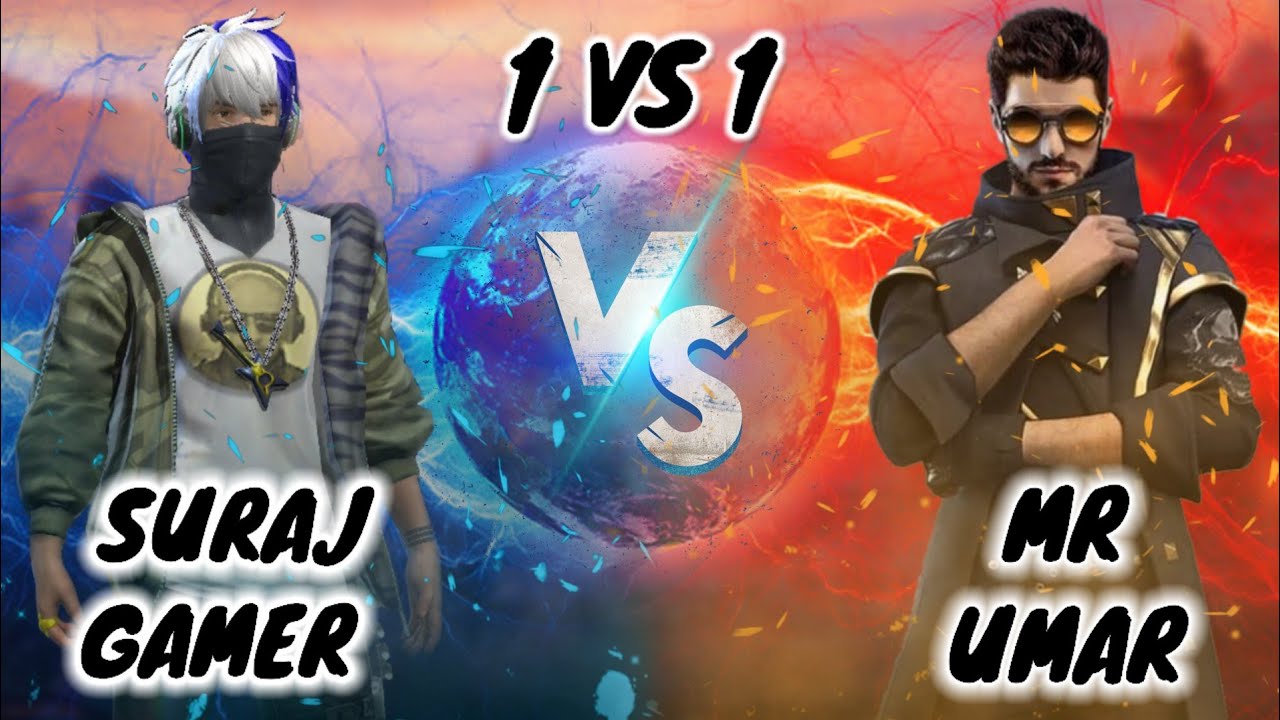SURAJ GAMER VS MR UMAR 1 VS 1 FREE FIRE - YouTube