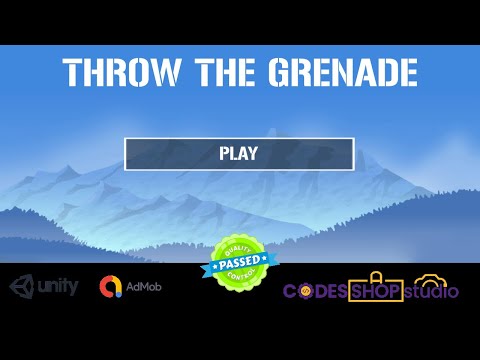 Throw the hand grenade | casual Unity 3D game
