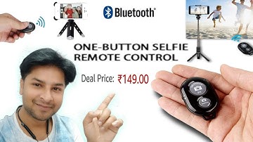Bluetooth Selfie Remote Control with Camera Shutter Button for Iphone and Android