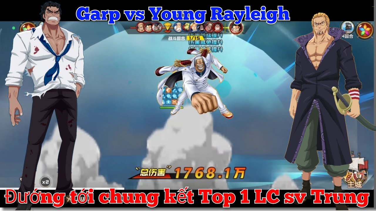 ONEPIECE: MonKeyDGarp vs Young Rayleigh đưa Top 1 lực chiến đến chung ...