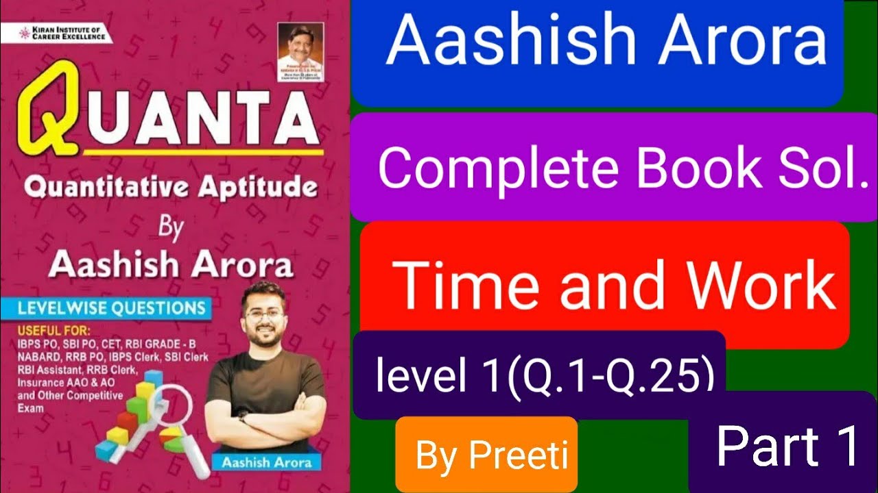 TIME AND WORK Part 1 From QUANTA Arithmetic 