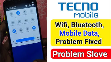 Fix Bluetooth, Wifi, Mobile Data Problem in Tecno Spark | How to Rest Network Setting in Tecno Spark