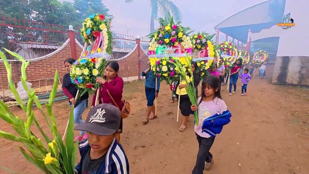 OJO DE PESCADO, ACARREO DE FLORES Y PROMESAS EN HONOR A LA VIRGEN DE GUADALUPE (PARTE 08)