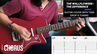 The Wallflowers - The Difference (RHYTHM GUITAR COVER WITH TABS!)