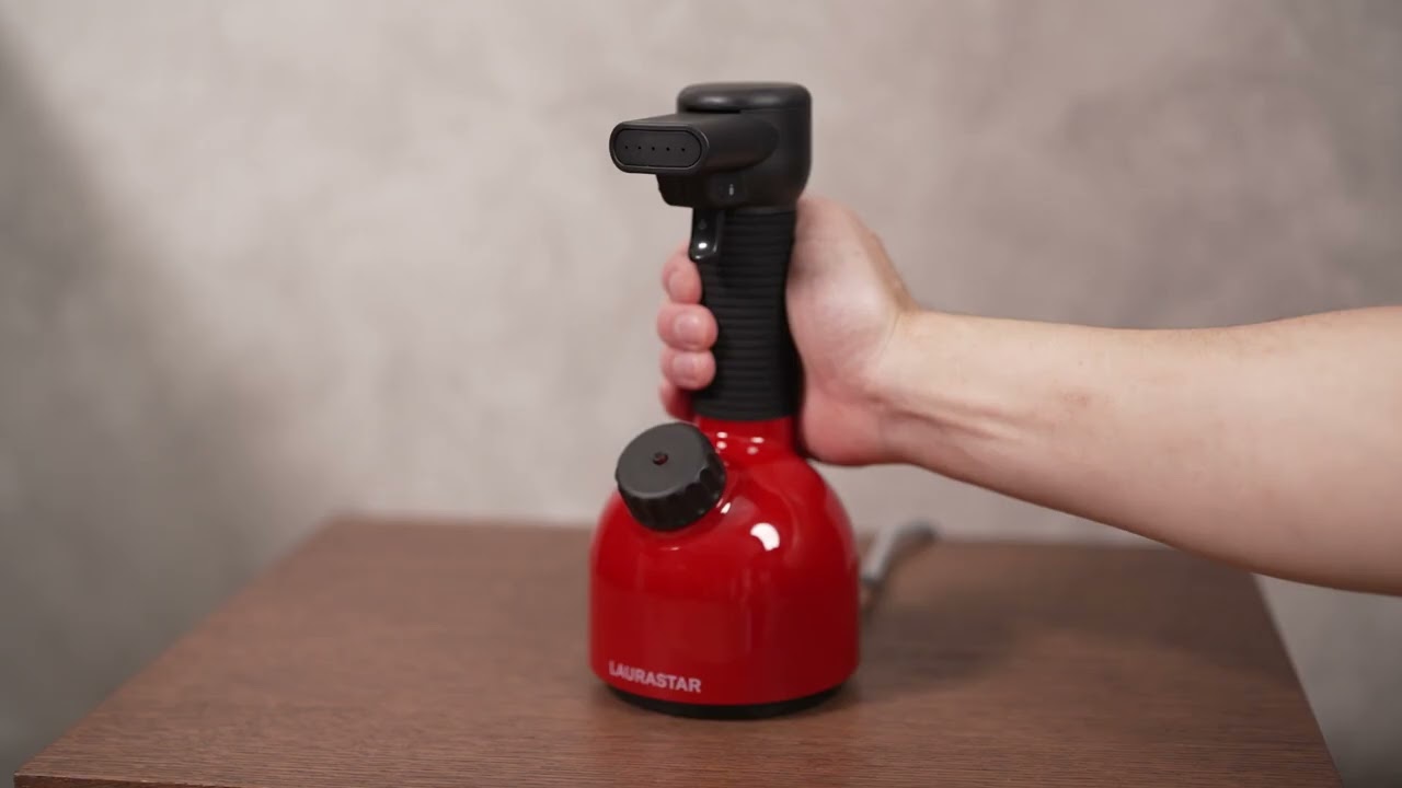 Product Review: Laurastar Iggi Travel Steamer Red 0000704600 - YouTube