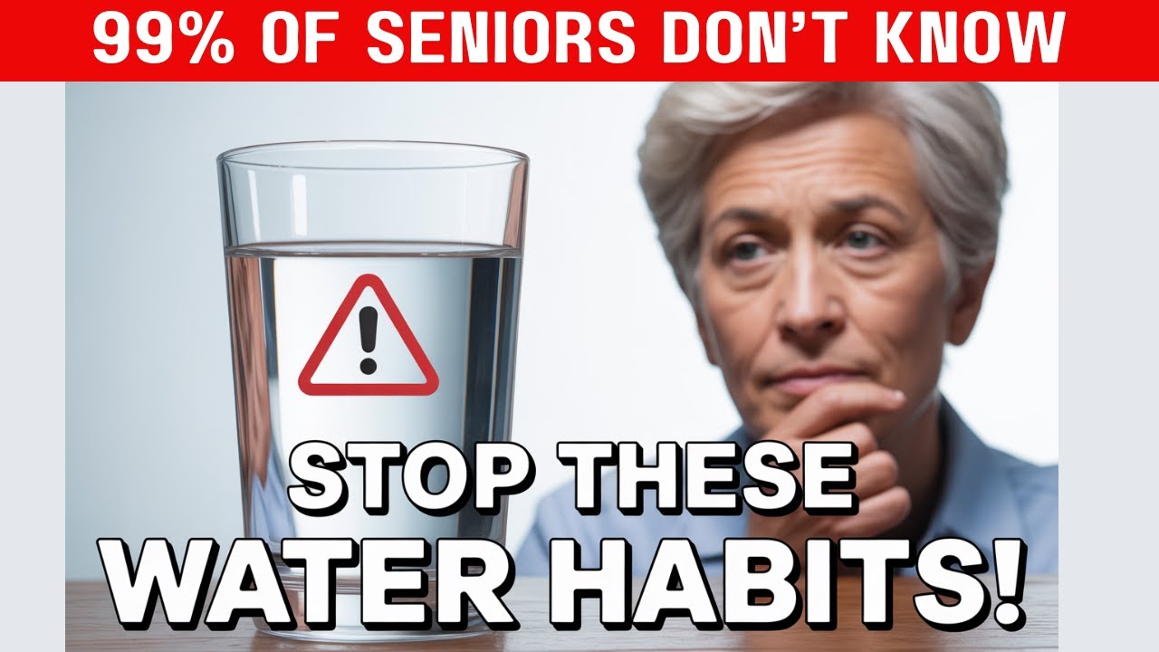Seniors: 3 Water Drinking Habits That Are Secretly Damaging Your Kidneys