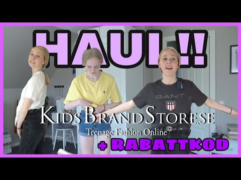 KIDSBRANDSTORE HAUL!!!, svenska + BÄSTA 