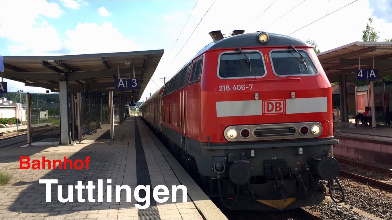 Bahnhof Tuttlingen | DB | BR 218 | Radexpress Donautal