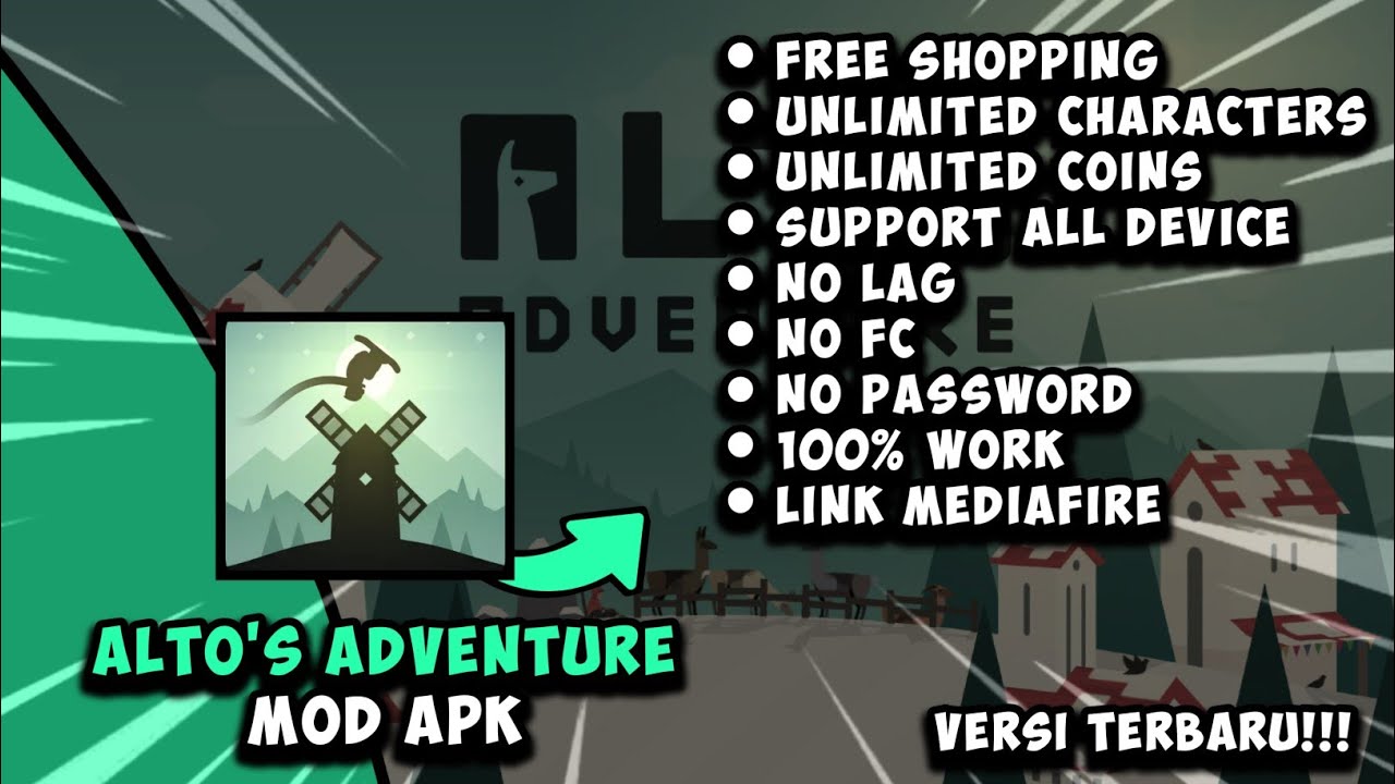 ALTO'S ADVENTURE MOD APK [ NO PW ] VERSI TERBARU!!!