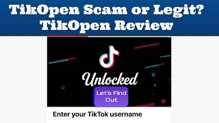 TikOpen & TikUnlocked Scam Claims No Ads, Watermark-Free Downloads & Repost Views on TikTok – Review screenshot 1