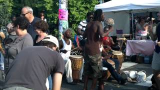 Hand drummers @ The Mississippi Street Fair ~ Portland, Oregon July 14th 2012