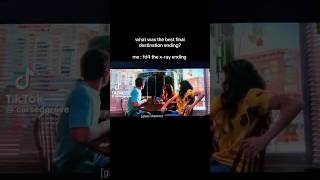 Lowkey my favorite ending of the final destination 4. X rays shows and bones breaking love it