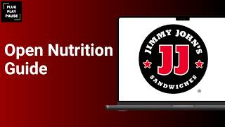 How To Open The Jimmy John's Nutrition, Guide PDF ?
