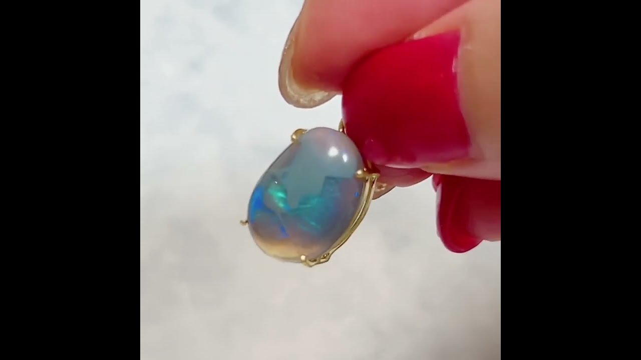 ♢miyumiyuです♢K18 デンドリックオパール♢ブラックスピネル♢ 30,001円～50,000円 | Gem's Subculture