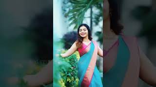 Beautiful Saree And Backless Blouse Designer Fashion Wear Collection