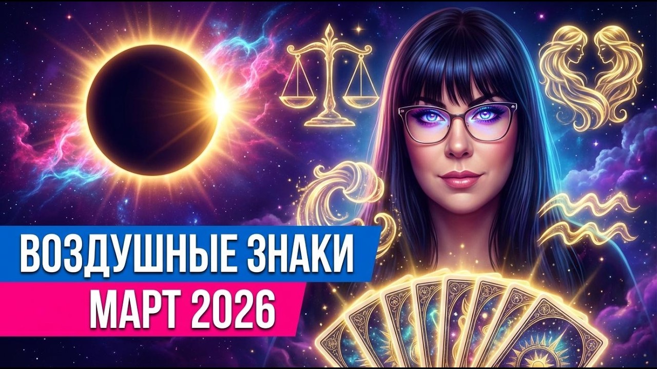 Март 2026: Затмение меняет ВСЮ судьбу Воздушных знаков! Кто встретит любовь?