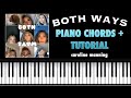 BOTH WAYS CAROLINE MANNING *piano chords + tutorial*