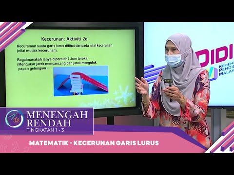 Menengah Rendah (Ting. 1 - 3) | Matematik - Kecerunan Garis Lurus [R]