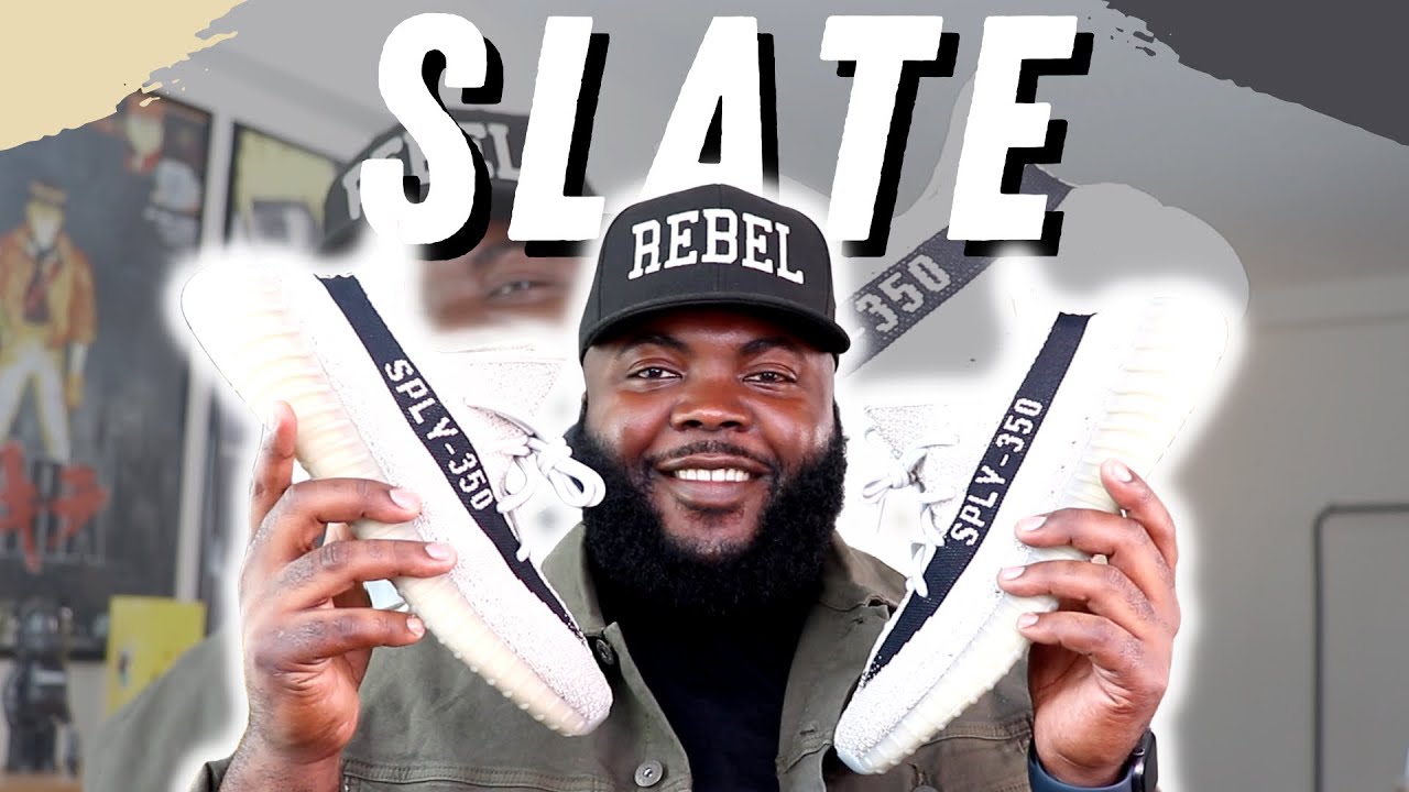 Adidas Yeezy 350 V2 slate On Feet Review 