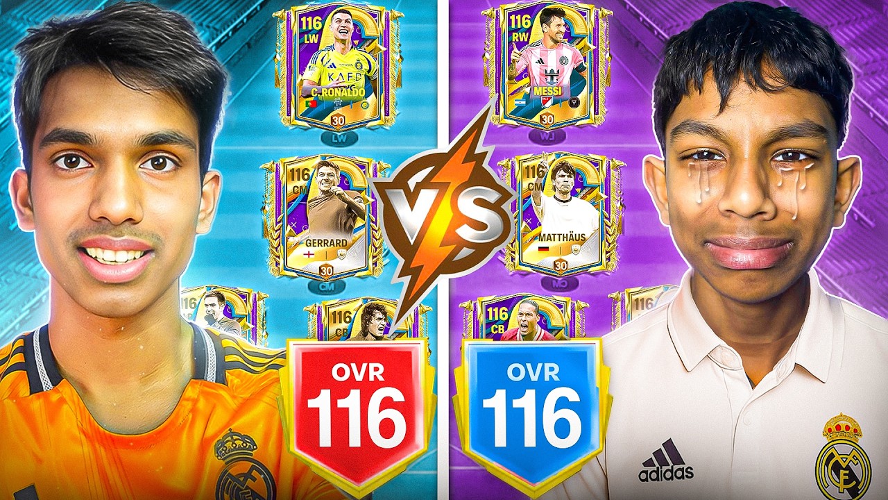 FULL GREATEST CAPTAINS vs My Brother… HE CRIED! - FC Mobile