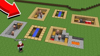 Я НАШЕЛ САМУЮ НИЗКУЮ ДЕРЕВНЮ ЖИТЕЛЕЙ В МАЙНКРАФТ 100% Троллинг Ловушка Minecraft