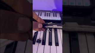 How to connect Casio 🎹to mobile 📱/ Midi Keyboard #shorts #paino