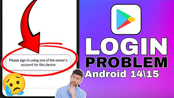 Please sign in using one of the owner